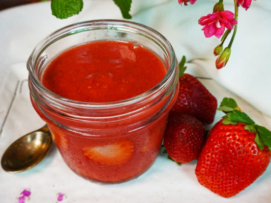 Raw strawberry jam recipe