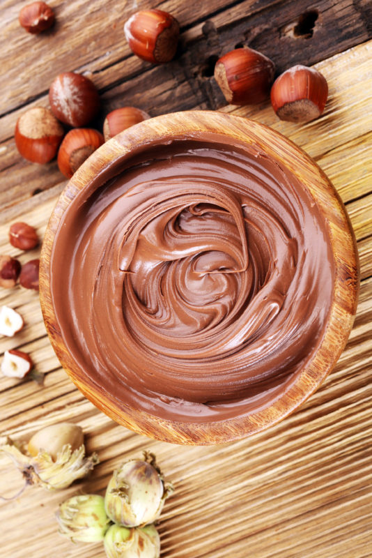 Home-made nutella spread