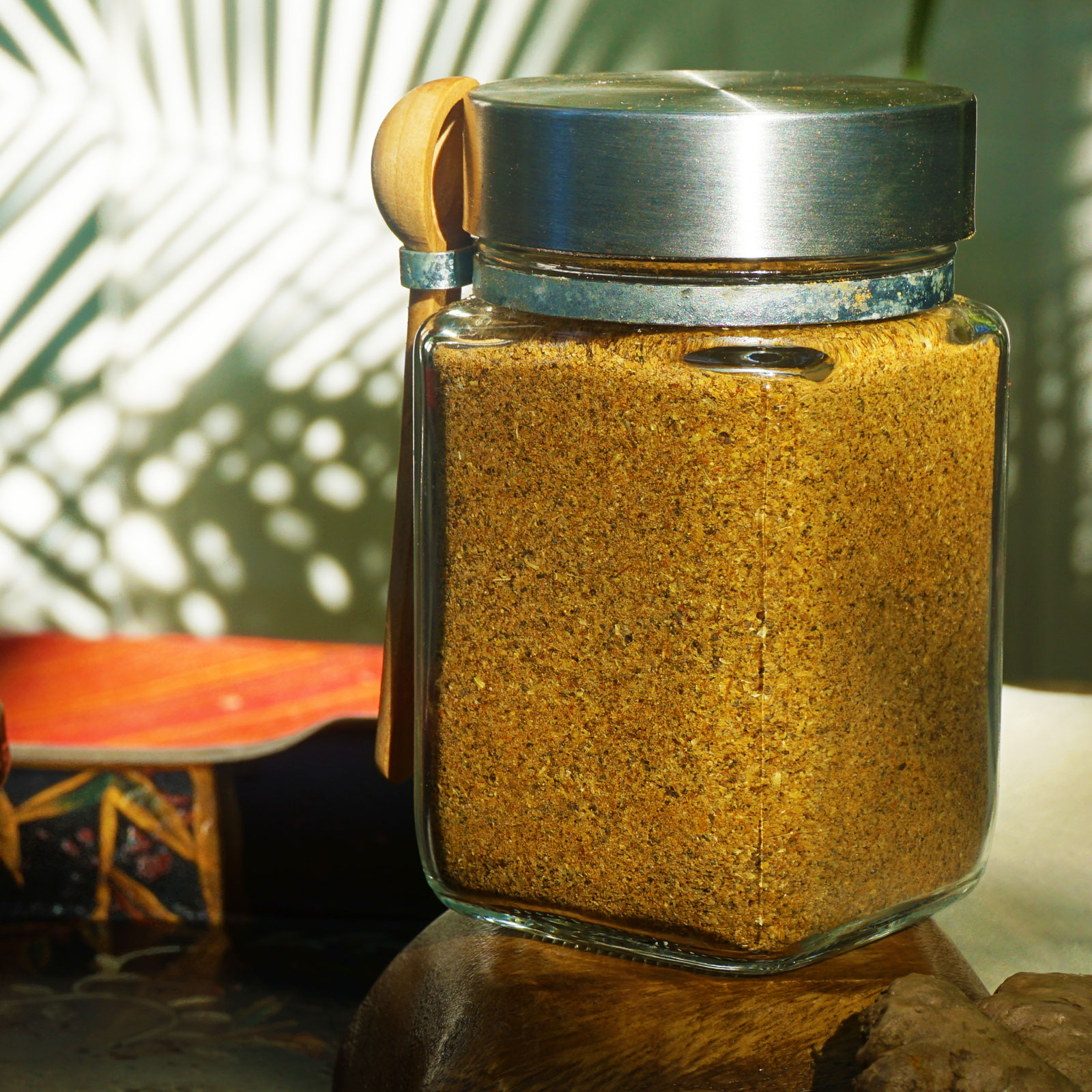 homemade sattvic curry spice; positive pranic food seasoning