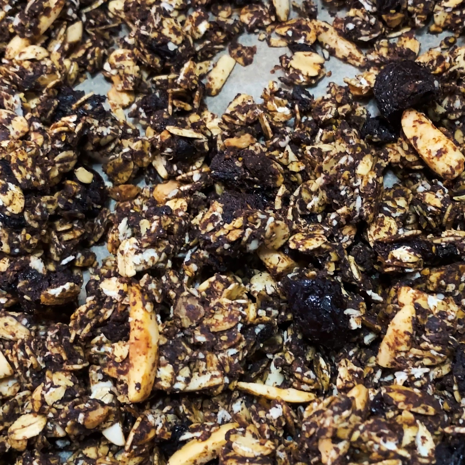 protein-packed peanut butter-carob granola