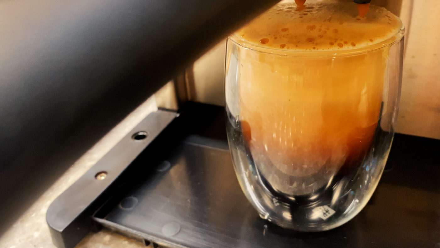Sometimes I make chicory coffee in the espresso machine
