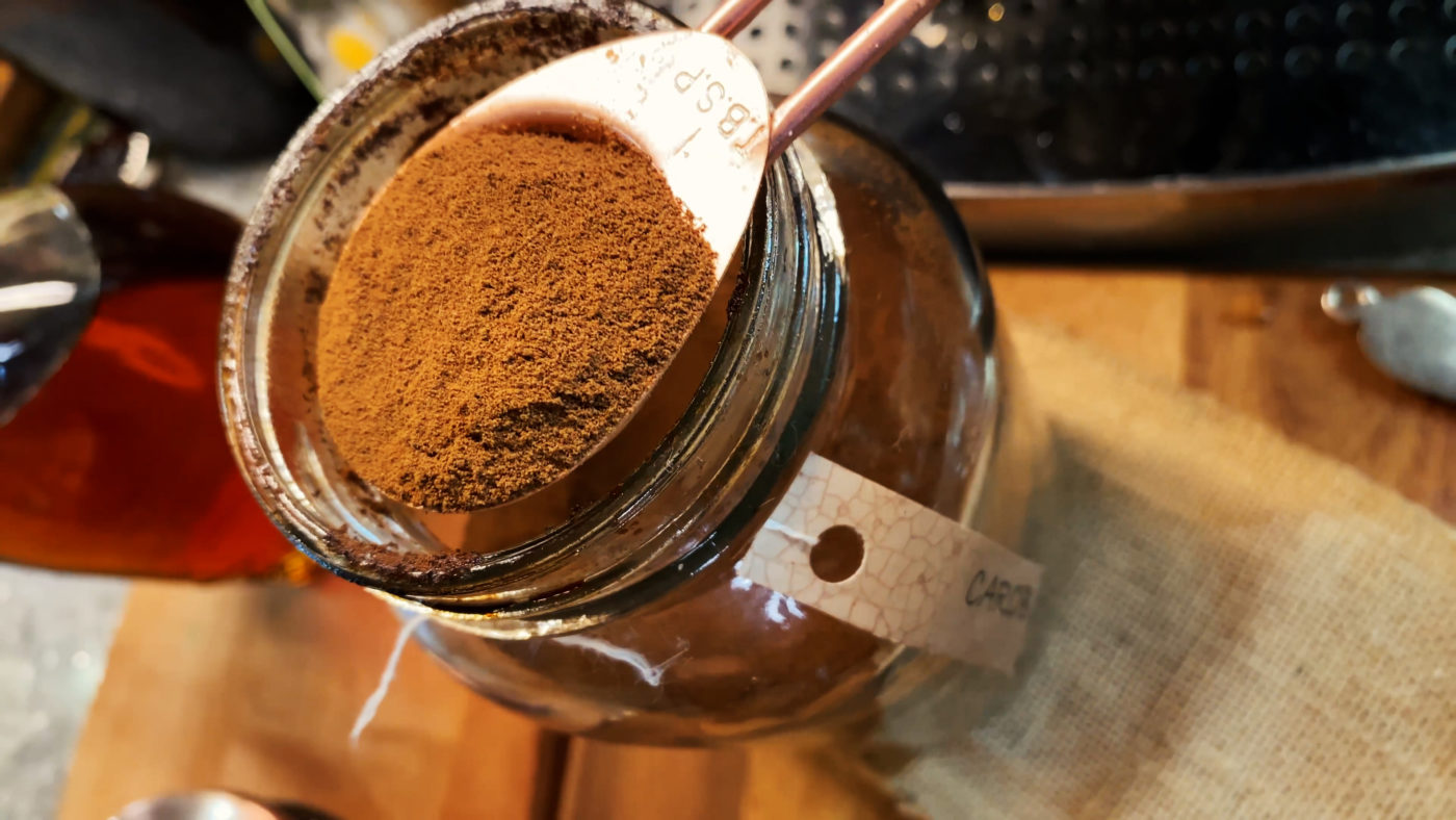 Roasted carob coffee alternative