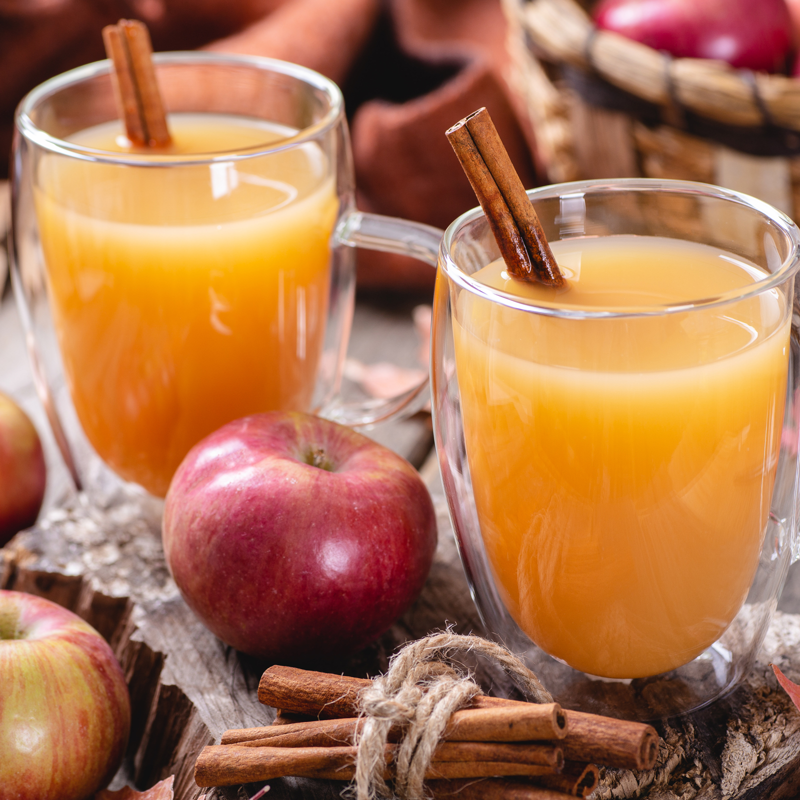 This easy and comforting hot apple cider drink is a perfect beverage to enjoy in the fall and winter months. Spiced just right with cinnamon, cloves, nutmeg, and allspice, it warms your soul and comforts your body