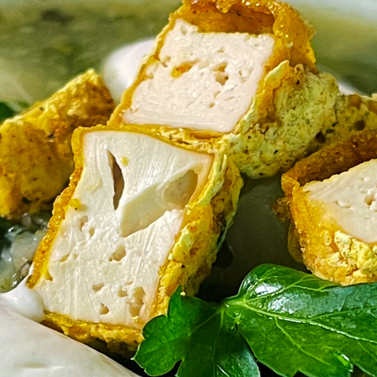 crispy baked tofu