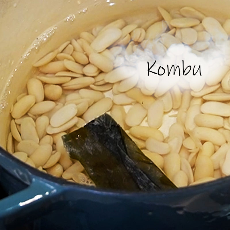 cooking beans with kombu