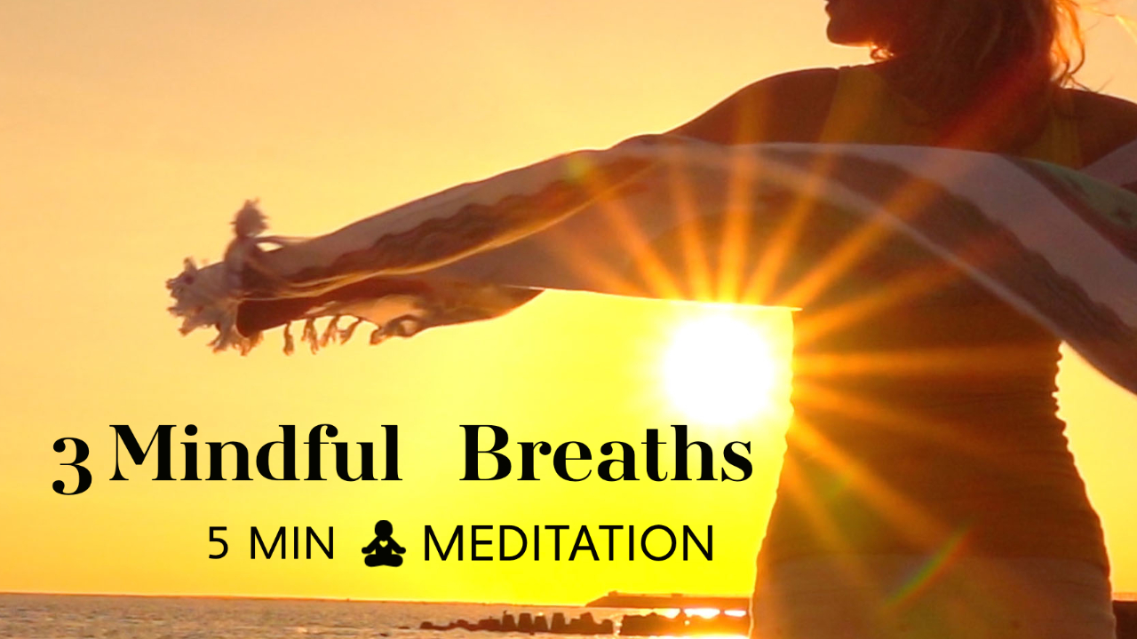 3 Mindful Breaths - Mindfulness meditation