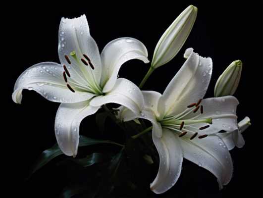 Lilies bloom with a promise