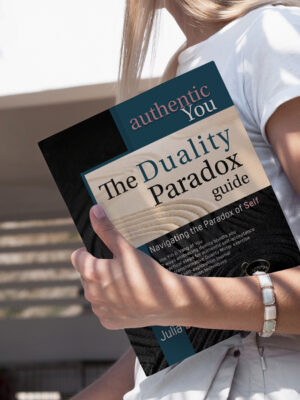 ‘The Duality Paradox Guide’ isn’t promising overnight transformation or a life free from contradictions. What it offers is a new way of relating to yourself – one that embraces complexity, fosters self-compassion, and leads to a more authentic way of being.